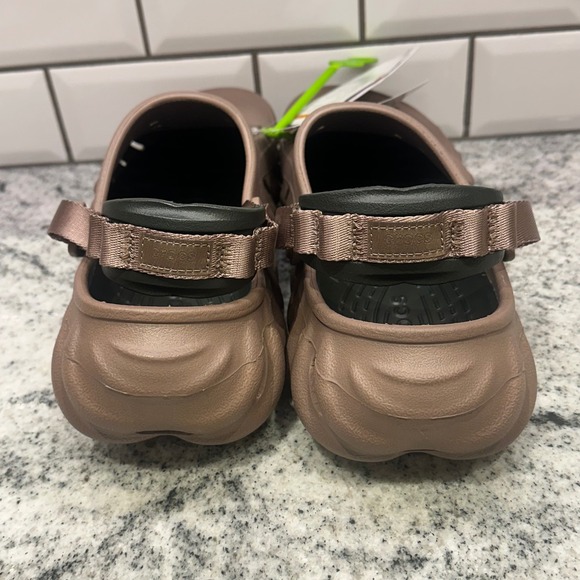 New Crocs Mens 9 Women 11 Echo Clog Espresso‎ Brown Sculpted Streetwear Gorpcore main image 9